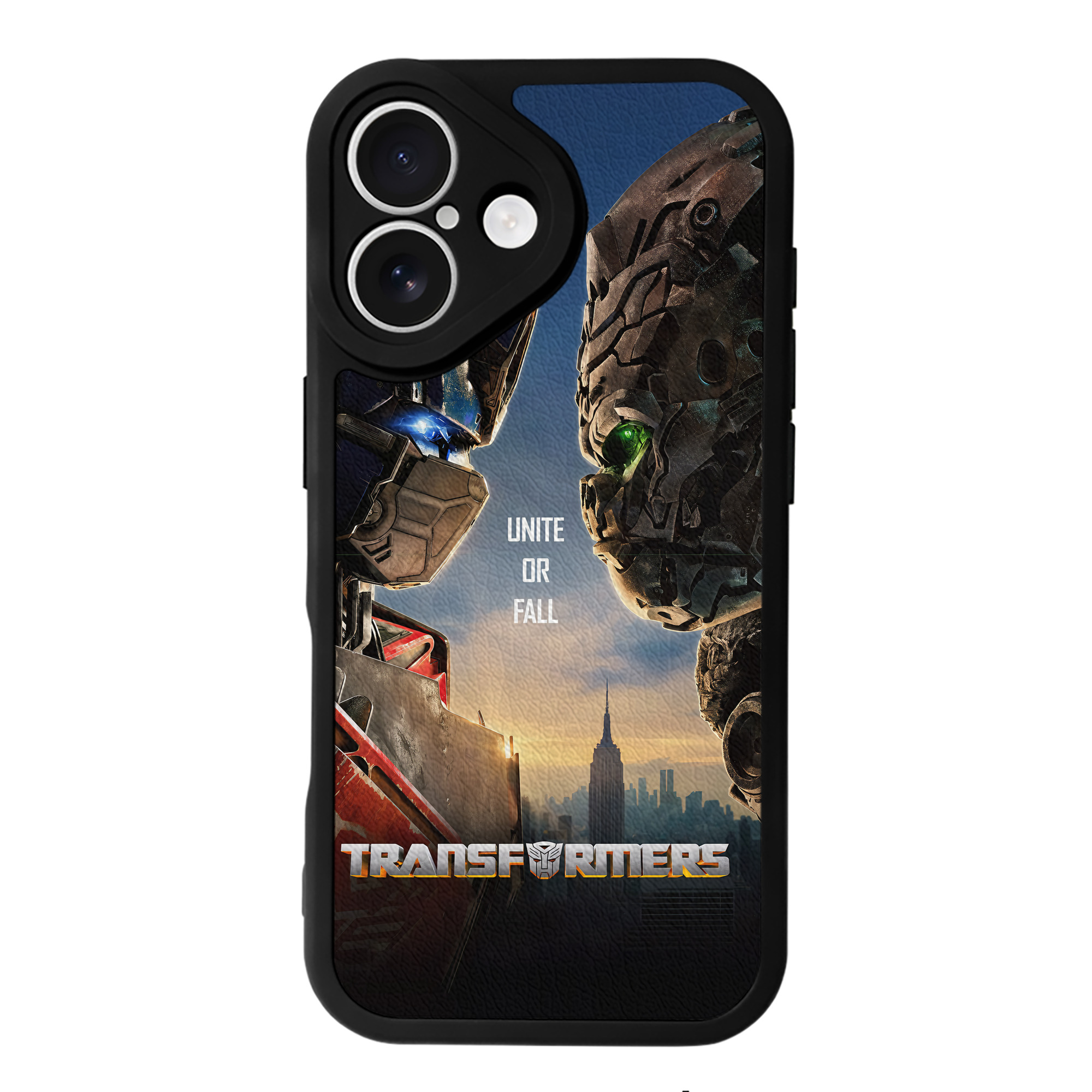 （画像用） Transformers トランスフォーマー 【iPhone 16シリーズ対応】シリコンスマホケース（レザー調） 材質：シリコン